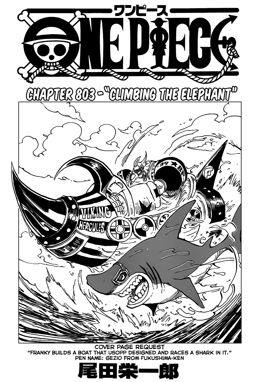 One Piece, Chapter 803 image 02